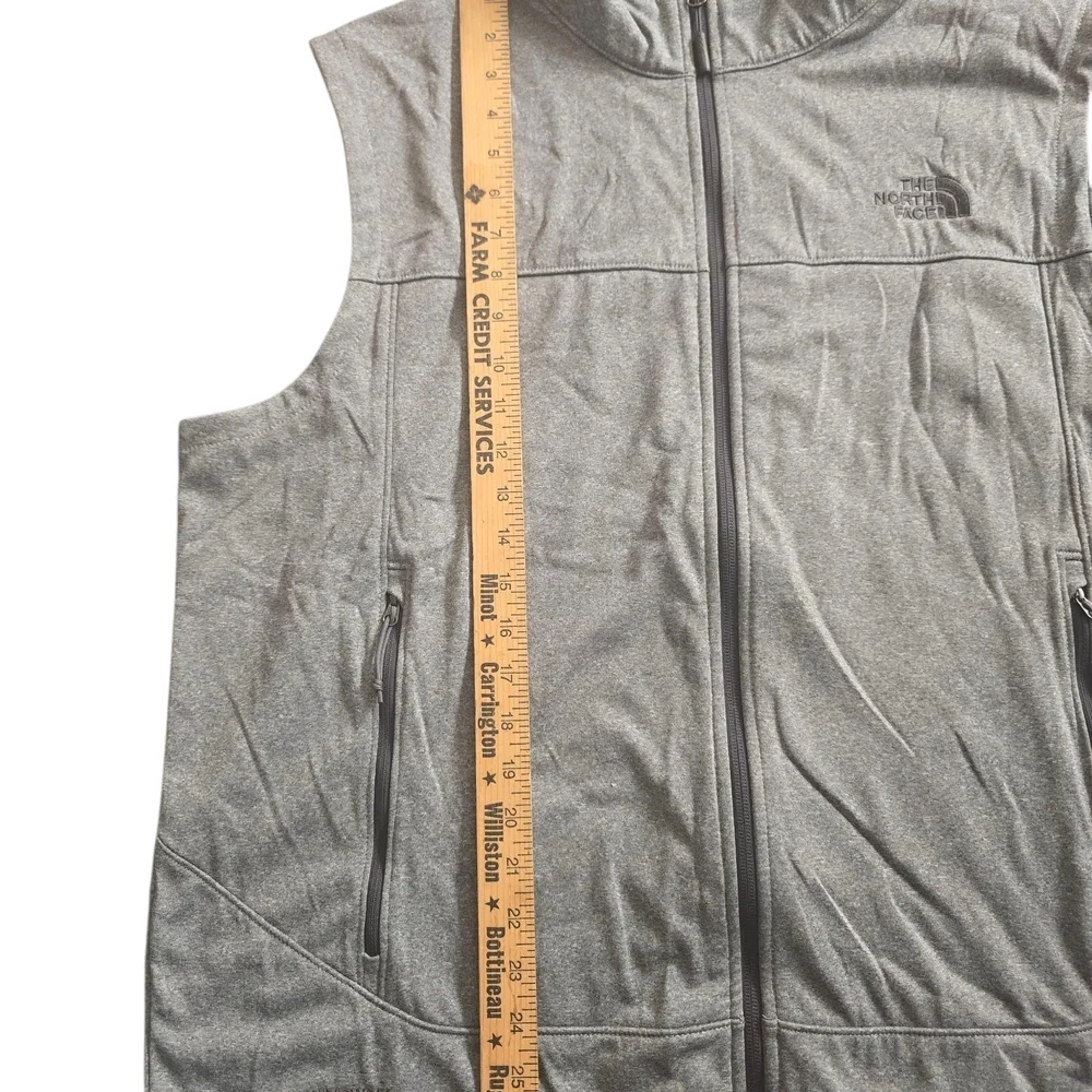 The North Face Mens Canyonwall Full Zip Gray  Vest Size XL Outdoors